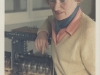 Daphne in front of the Oramics Machine in 1971 (ORAM.7.9.036)